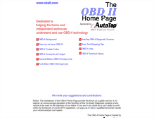 Tablet Screenshot of obdii.com
